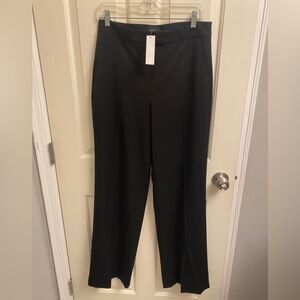 White House Black Market black wide led seasonless fluid trouser size 10L